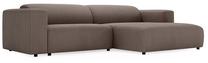 Kampinė sofa Polak Meble Passito, šviesiai ruda sp., kairinė, 292 x 178 cm x 72 cm