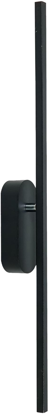 Šviestuvas sieninis Candellux Lighting Bagette 21-43979, LED, 4000 °K, 1 x 8 W, juoda sp. / juoda sp.