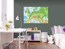 Reprodukcija Artgeist Map Of Europe N5596-DKXLPWD, 120 cm x 80 cm