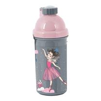 Ūdens pudele Paso Ballerina 11P-07696, rozā krās./pelēka krās., plastmasa, 0.5 l