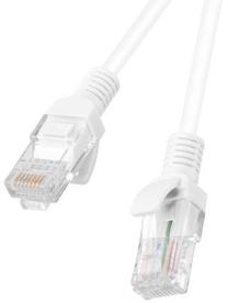 Провод Lanberg cat.5e UTP Patchcord PCU5-10CC-1500-W RJ-45, RJ-45, 15 м, белый цв.