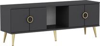 ТВ стол Kalune Design Cey, антрацитовый цв., 120 см x 45 см x 30 см