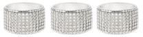 Žvakidė 4Living Diamonds 296247, stiklas/ketus/akrilas, Ø 5.5 cm, 3.5 cm, sidabro sp.