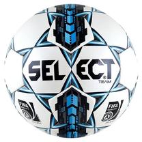 Футбольный мяч Select, 4 размер, синий цв./белый цв.