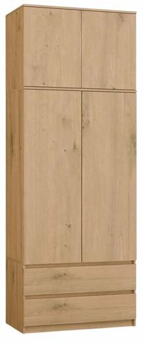 Spinta SS-90, artisan oak sp., 50 cm x 90 cm x 240 cm, 2 vnt.