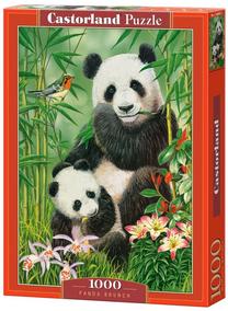 Пазл Castorland Panda Brunch 104987, 68 см x 47 см, 1000 шт., многоцветный