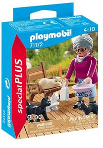 Konstruktors Playmobil Special Plus Woman With Cats 71172, 9 gab., daudzkrāsaina