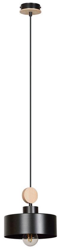 Valgusti rippuv Emibig Tuniso 1 582/1, E27, 1 x 15 W, must v. / must v., 20 x 20 cm