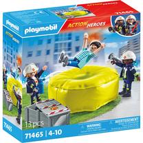 Konstruktorius Playmobil Action Heroes Ugniagesys Su Oro Pagalve 71465