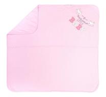 Pledas Bembi Welcome Little Baby, rožinis, 90 cm x 90 cm