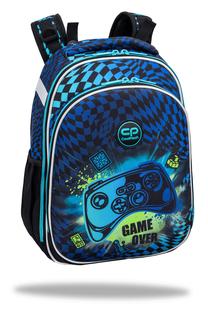 Mokyklinė kuprinė CoolPack Turtle Gamer Chess, mėlyna sp., 44 cm x 29 cm x 16 cm