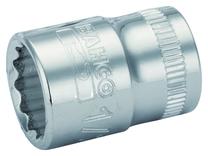 Garā skrūves galviņa Bahco Bi-Hex Socket, HEX, 25.5 mm, 1/4", 3/8"