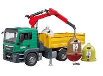 Žaislinis kranas Bruder Man TGS Truck With Load Crane 3753, 1:16, įvairių spalvų