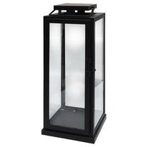 Žibintas ArtFlow Tower, metalas, 37 cm, juoda sp.
