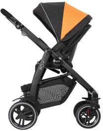 Universalus vežimėlis Graco Evo XT, juoda sp./oranžinė sp.