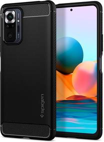 Telefona vāciņš Spigen Rugged Armor for Redmi Note 10 Pro, melna krās., Xiaomi