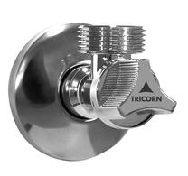 Ventilis Benkiser, stūra, ūdensvadam, 3/8 collas – ārējā vītne, 1/2 collas – ārējā vītne