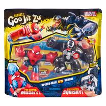 Комплект Marvel Heroes Of Goo Jit Zu Marvel Versus Pack Spider-Man vs. Venom, 11.4 см, 2 шт., синий цв./черный цв./красный цв.