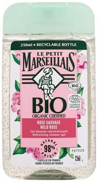 Kūno prausimosi želė Le Petit Marseillais Wild Rose, 250 ml