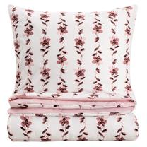 Patalynės užvalkalų komplektas Homla Amore, baltas/raudonas, 140 x 200 cm
