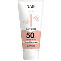 Losjonas įdegio priežiūrai Naif Mineral Sunscreen SPF50, 100 ml