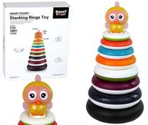 Развивающая игра Smart Pocket Educational Pyramid Duck, 25 см, многоцветный