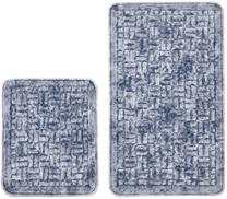 Комплект ковриков для ванны Foutastic 394ANR1209, синий цв., 60 см x 100 см