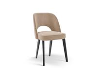 Valgomojo kėdė Cosmopolitan Design Bowe Velvet, matinė, smėlio sp., 52 cm x 56 cm x 83 cm