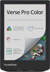 E-raamatu luger Pocketbook Verse Pro Color 634, 16 GB, sinine v., 6"