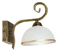 Valgusti seinale Emibig K1, E27 x 15 W, kuldne v./valge v. / kuldne v., 14 x 14 cm