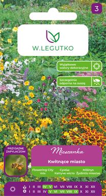 Sėklos gėlių mišinys FLOWERING CITY, 3 g