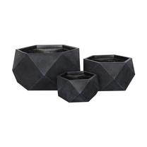 Gėlių vazonas Domoletti LT14357-1S, keramika/molis, Ø 30 cm, antracito sp.