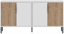 Konsoles galds Kalune Design Zerra, ozola krās./balts krās., 36 cm x 150 cm x 75 cm