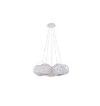 Šviestuvas kabinamas TK Lighting Backaz 1864, E27, 5 x 60 W, balta sp. / balta sp.