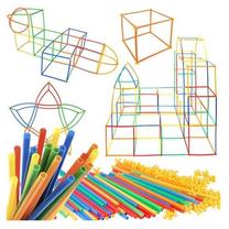 Salmiņu konstruktors Straws 22416, 238 gab., daudzkrāsaina