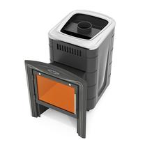 Kietojo kuro pirties krosnelė Termofor COMPACT 2017 CARBON VITRA, 11 kW