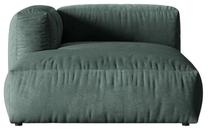 Modulinė sofa Micadoni Martina, mėlyna sp., kairinė, 176 x 123 cm x 75 cm
