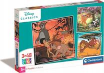 Puzle 3in1 Clementoni Super Kolor Disney Classics 25299, 21 cm x 20.5 cm, 144 gab., daudzkrāsaina