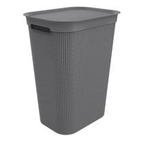 Veļas kaste Rotho 1023508853, 50 l, pelēka krās., 43.1 cm x 34 cm x 52.9 cm