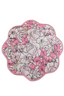 Paklājs Conceptum Hypnose Rosa - Pink Shape, daudzkrāsaina, 140 cm x 140 cm