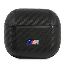 Austiņu futlārs BMW BMA3WMPUCA Apple AirPods 3, melna krās.