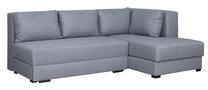 Kampinė sofa - lova Bodzio Judyta Classic, pilka sp., dešininė, 155 x 225 cm x 77 cm