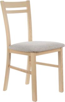 Valgomojo kėdė Nepo D09-TXK_NEPO-TX069-1-BC-MATANA_17_BEIGE, matinė, šviesiai ruda sp., 44 cm x 51 cm x 57.5 cm