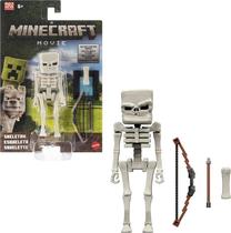 Žaislinė figūrėlė, su priedais Mattel Minecraft Skeleton, 10 cm, balta sp.