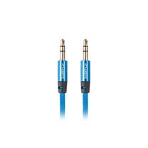 Vads Lanberg Premium Audio Cable Mini Jack 3.5mm 3.5 mm male, 3.5 mm male, 1 m, zila krās.