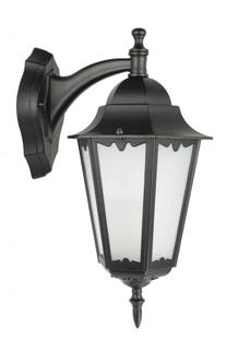 Āra sienas lampa Su-Ma Retro Classic, 60W, E27, IP43, melna krās., 23 cm x 45 cm
