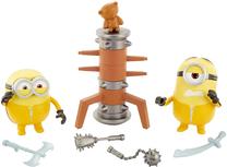 Komplekts Mattel Minions Minions Movie Moments Martial Arts Minions GMF17, 10.1 cm, 8 gab., brūna krās./dzeltena krās.