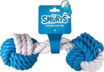 Žaislas šuniui, virvinis Duvo Hefty Smurf Rope, 30 cm, mėlyna sp./balta sp.