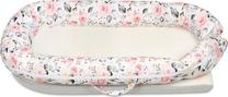 Kūdikio lizdelis BabyMatex Delux 09, 50 x 90 cm, balta sp./rožinė sp.