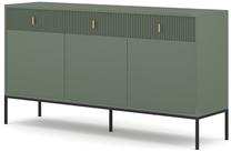 Komoda Maggiore MA03, žalia sp., 82.6 cm x 154.5 cm x 39 cm